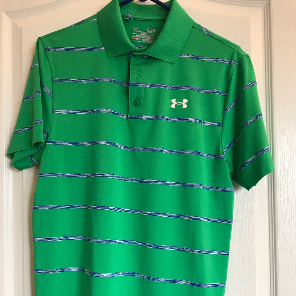 Under Armour loose fit heat gear golf shirt